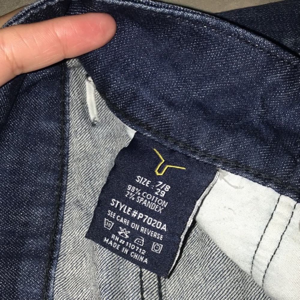 Viggos denim straight cuffed